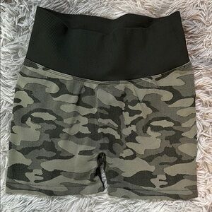 VS Pink sport Camo Print High-Waisted Women Shorts
